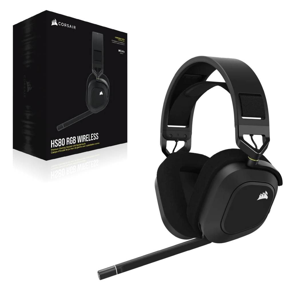 Corsair Hs80 Wireless Dolby Atmos Rgb Siyah Gaming Kulaklik