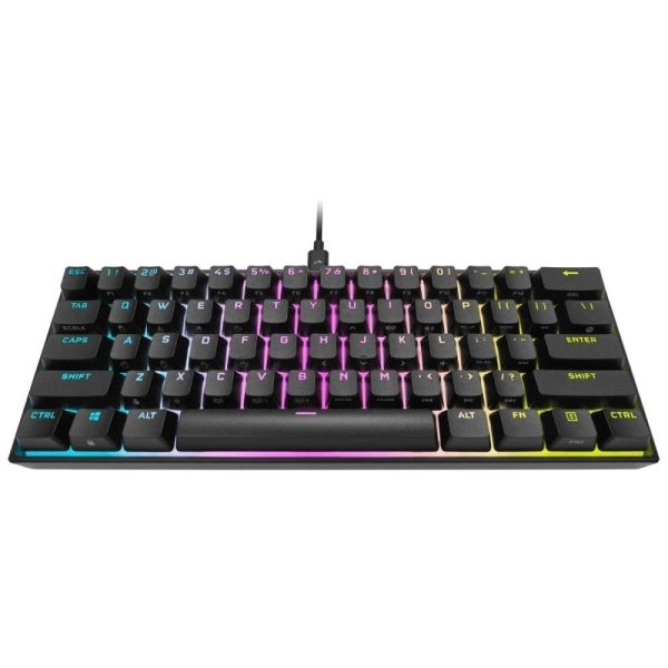 Corsair K65 Mini Rgb Cherry Mx Red Ingilizce Mekanik Gaming Klavye 1