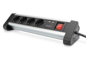 Digitus DA-70614 Ofis Tipi 4 'lü Grup Priz 2X USB Port h1