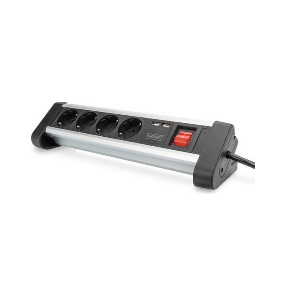 Digitus Da 70614 Ofis Tipi 4 Lu Grup Priz 2x Usb Port