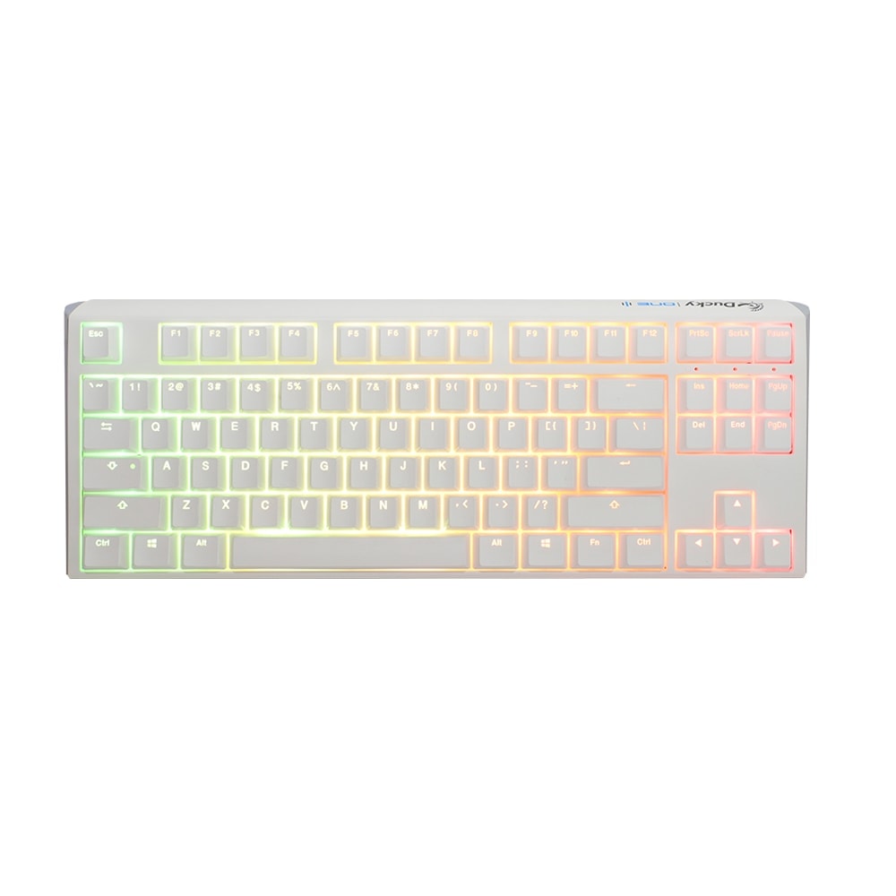 Ducky One 3 Tkl Red Switch Rgb Mekanik Turkce Beyaz Gaming Klavye