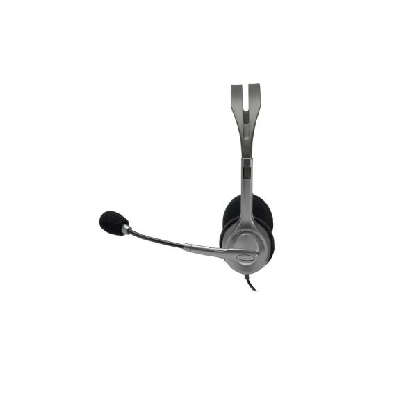 Logitech H110 Kablolu Stereo Kulaklik Gri 981 000271 2