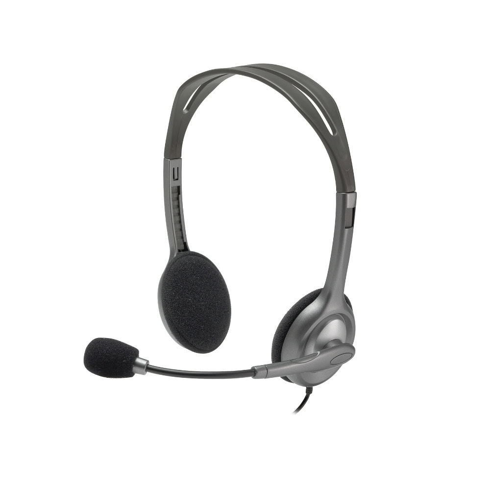 Logitech H110 Kablolu Stereo Kulaklik Gri 981 000271