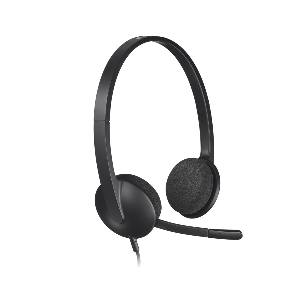 Logitech H340 Usb Gurultu Onleyici Mikrofonlu Kablolu Kulaklik Siyah 981 000475
