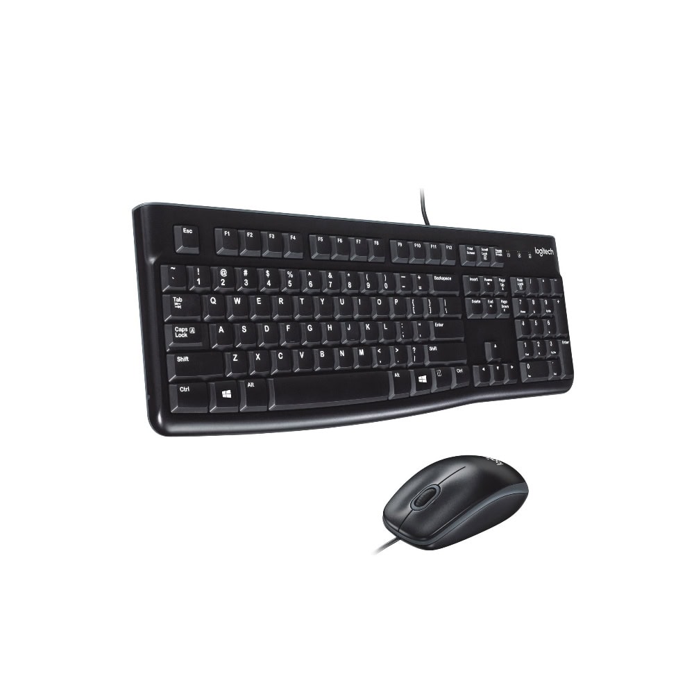 Logitech Mk120 Usb Kablolu Tam Boyutlu Turkce Klavye Mouse Seti Siyah