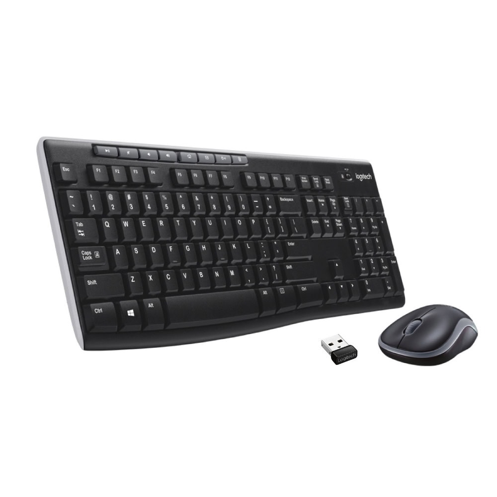 Logitech Mk270 Kablosuz Usb Alicili Turkce Q Klavye Mouse Seti Siyah 920 004525