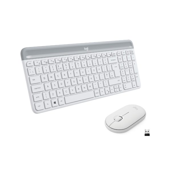 Logitech mk470 kablosuz ince turkce klavye mouse seti beyaz 920 009436