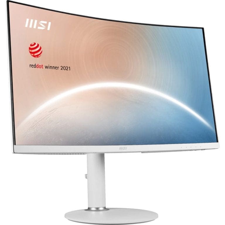 Msi 27″ Modern Md271cpw Curved 1500r Va 75hz 4ms Fhd Anti Glare Monitor 1