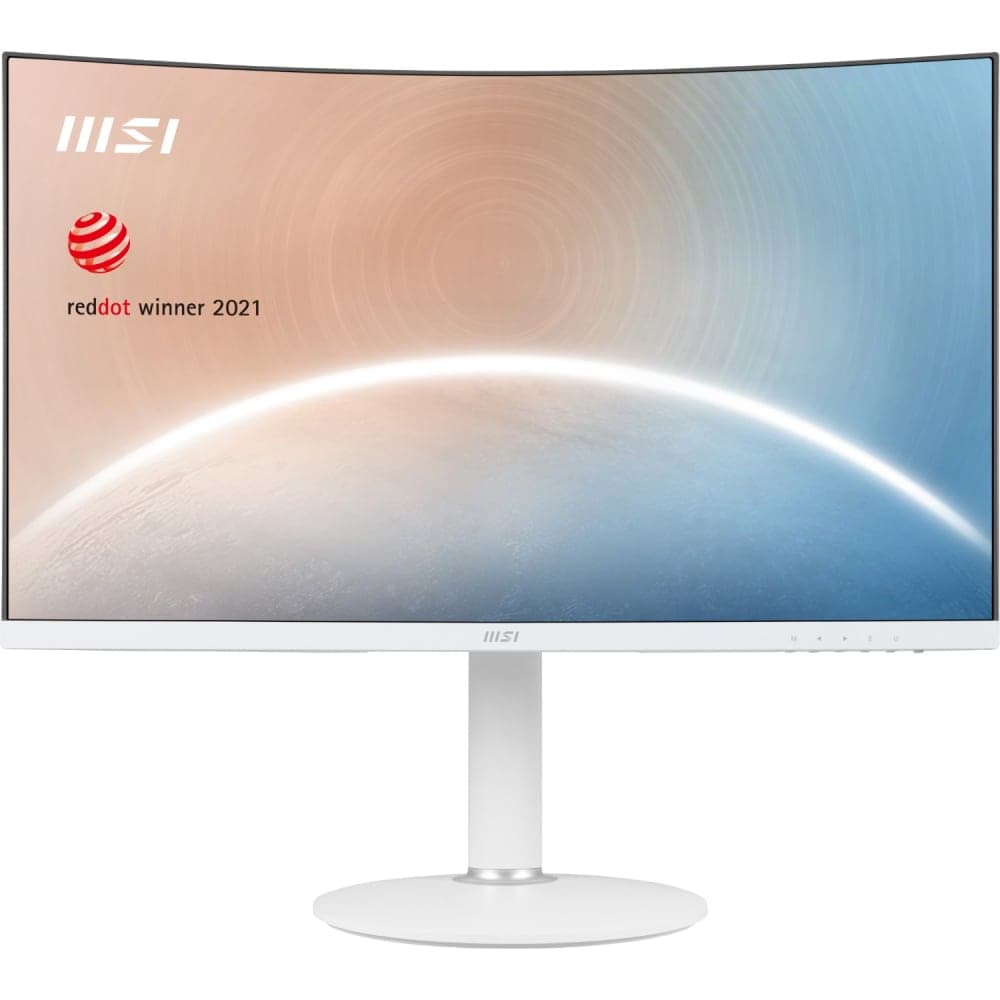 Msi 27″ Modern Md271cpw Curved 1500r Va 75hz 4ms Fhd Anti Glare Monitor