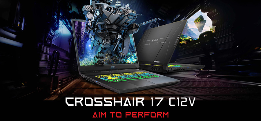 Msi crosshair 17 c12ve-246xtr intel core i7-12650h 16gb 512gb ssd rtx 4050 17. 3 inç 300hz full hd freedos gaming laptop