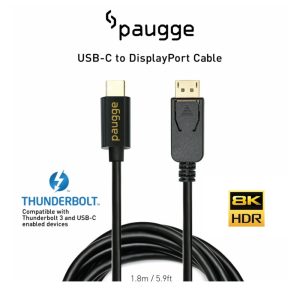 Paugge Usb C To Displayport 1 4 Kablo Hdr 8k 30hz 4k 60hz 2k 165hz Cdp14 Pro Magaza 8