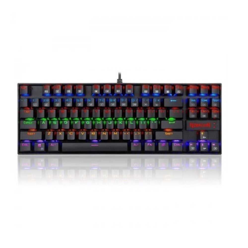 Redragon K552 Kumara K552 Kr Red Switch Rgb Tkl Tr Q Mekanik Siyah Kablolu Gaming Klavye