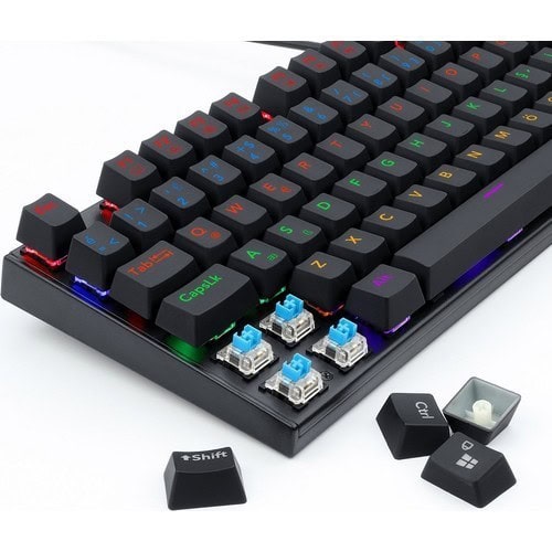 Redragon K565R-1 Rudra Blue Switch Mekanik Türkçe RGB Gaming Klavye