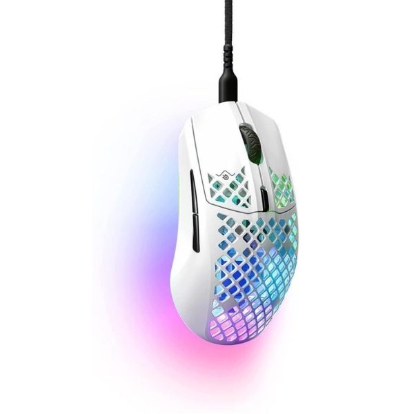 Steelseries Aerox 3 2022 Rgb Kablolu Snow Gaming Mouse Ssm62603 1