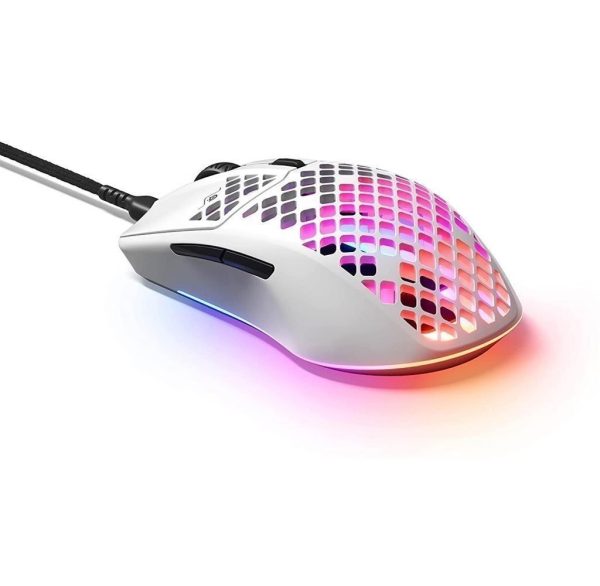 Steelseries Aerox 3 2022 Rgb Kablolu Snow Gaming Mouse Ssm62603 2