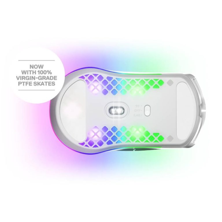 Steelseries Aerox 3 2022 Rgb Kablosuz Beyaz Gaming Mouse Ssm62608 3