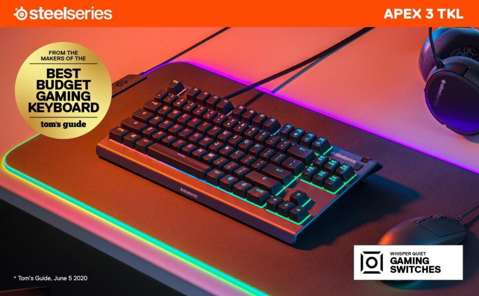 SteelSeries Apex 3 TKL Türkçe RGB Gaming Klavye h1