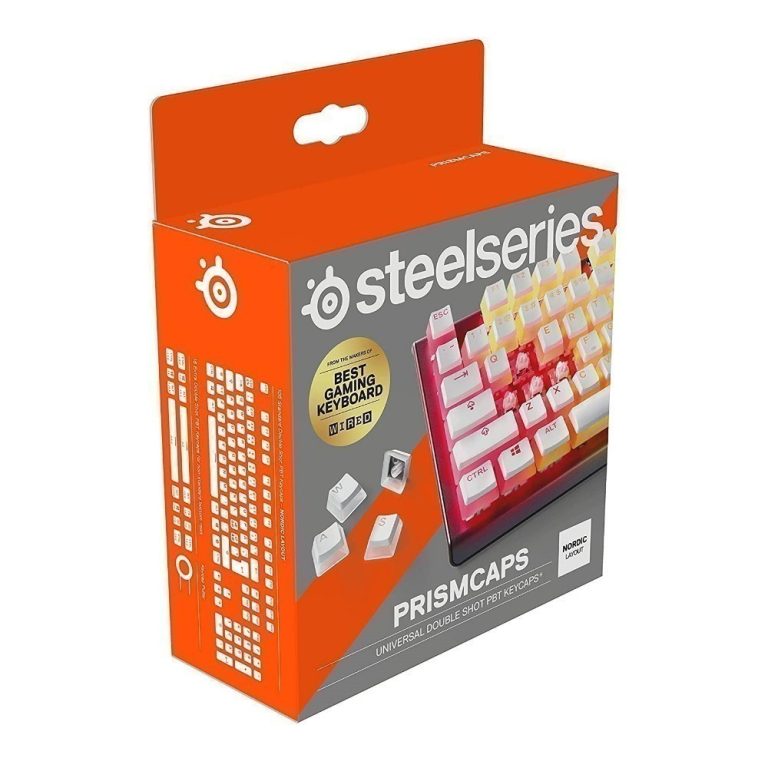 Steelseries Prismcaps Beyaz Cift Tarafli Tus Seti 1