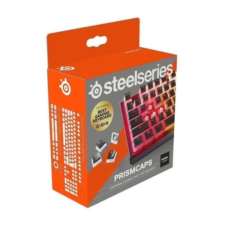 Steelseries Prismcaps Siyah Cift Tarafli Tus Seti 1