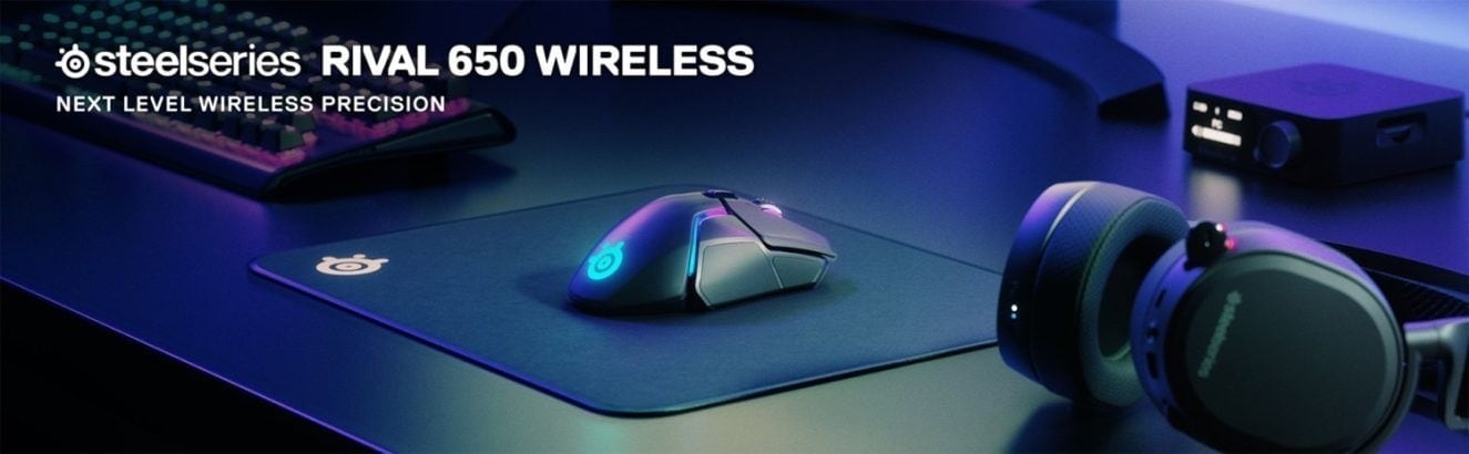 Steelseries Rival 650 RGB Kablosuz Gaming Mouse (SSM62456) h1