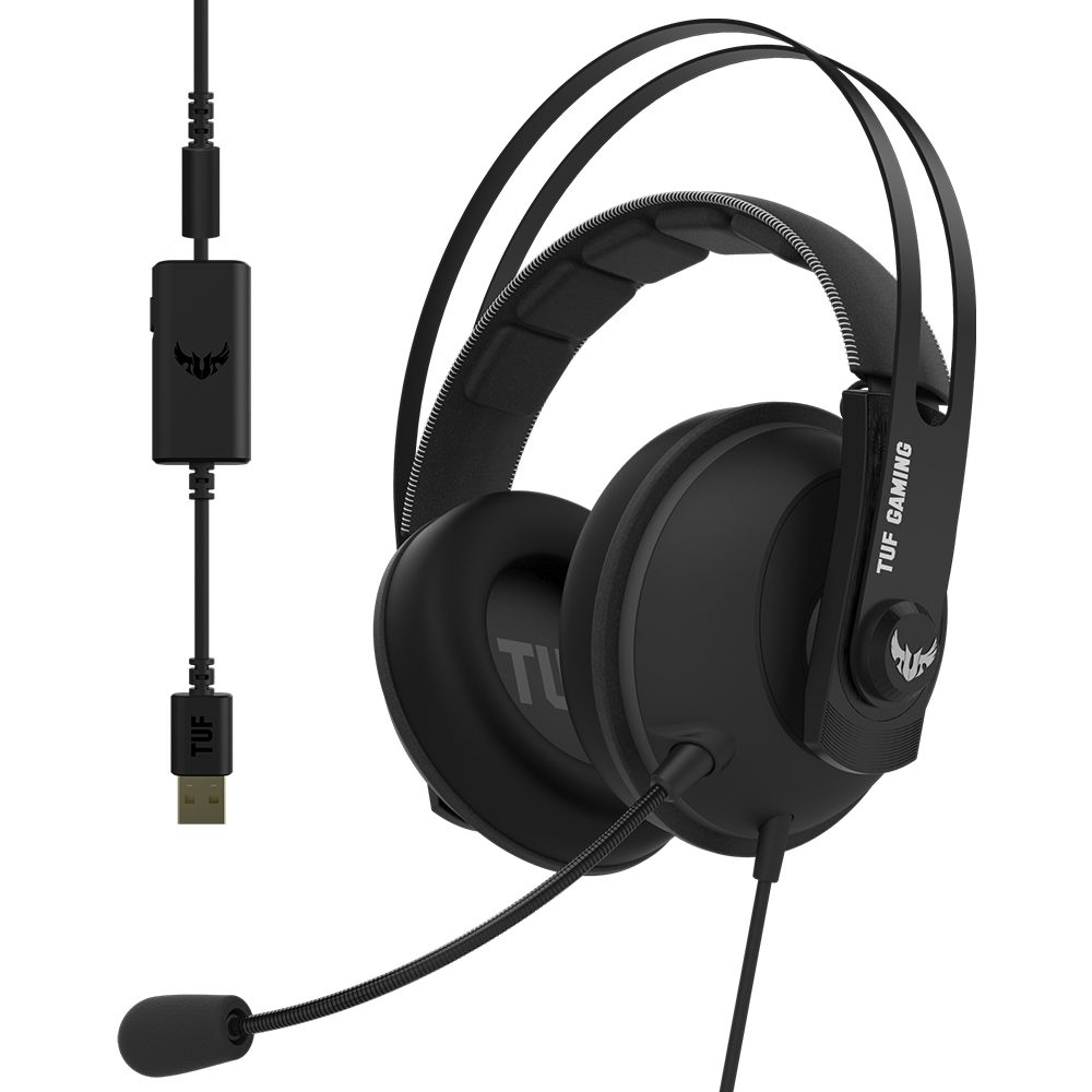 ASUS TUF Gaming H7 Gun Metal 7.1 Oyuncu Kulaklık