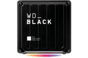 WD BLACK 2TB D50 GAME DOCK NVMe RGB Thunderbolt 3 3.5 Siyah Taşınabilir SSD h1