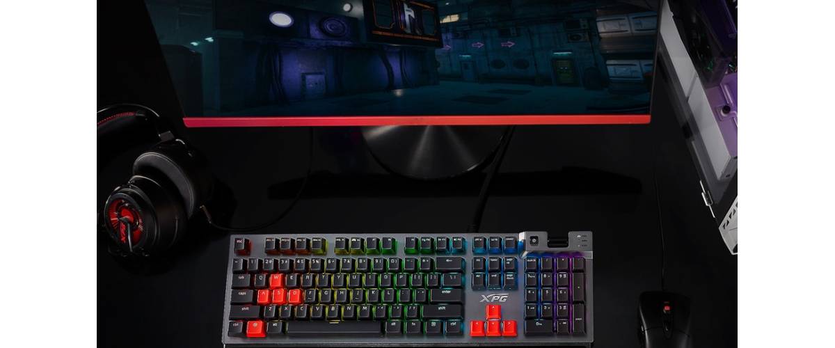 XPG Summoner Cherry MX Blue Mekanik RGB Türkçe Gaming Klavye SUMMONER5B-BKCTR H1