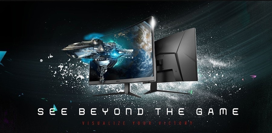 MSI OPTIX G32C4 31 inç 165Hz 1ms Full HD Freesync Curved VA Gaming Monitör h2