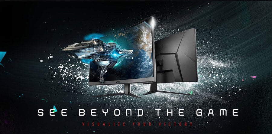 MSI OPTIX G32CQ4 32 inç 165 Hz 1ms VA WQHD FreeSync Premium Curved Gaming Monitör h2