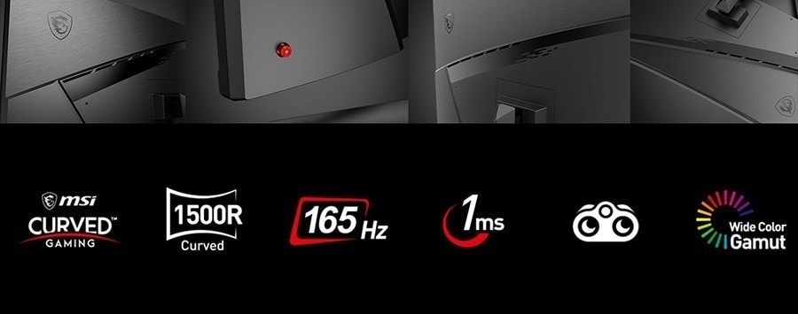 MSI Optix G27C7 27 inç 165Hz 1ms Curved Gaming Monitör h2