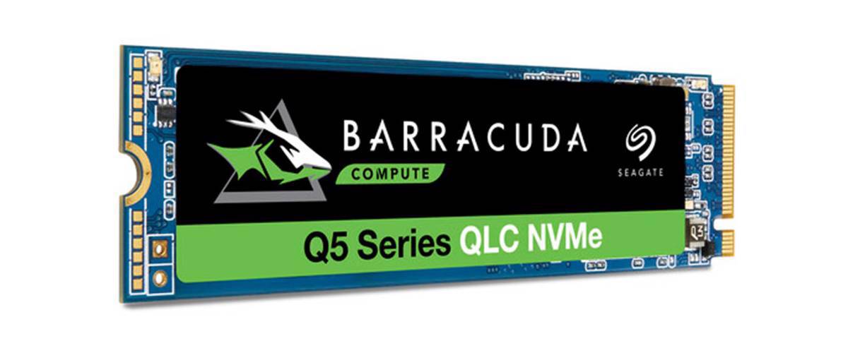 内蔵型SSD Seagate Barracuda Q5 1TB NVMe SSD Seagate 1TB Barracuda Q5 NVMe M.2 SSD 2400MB Okuma / 1700MB Yazma