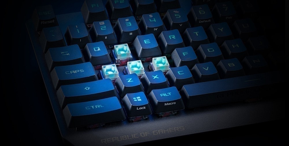 ASUS ROG STRIX Scope RX TKL Wireless Deluxe ROG RX Red Optik Mekanik Gaming Klavye h3