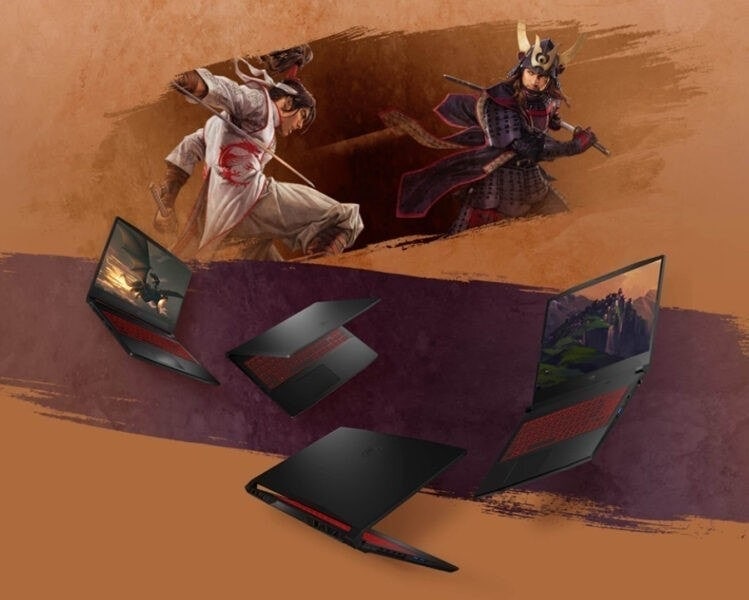 MSI KATANA GF66 12UGSO-1045XTR i7-12700H 16GB DDR5 RTX3070Ti 8GB 1TB SSD 15.6 FHD 144Hz Freedos Laptop h3