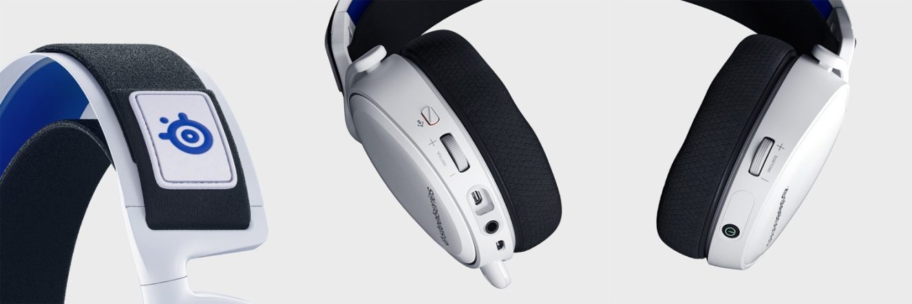 SteelSeries Arctis 7 PS5 Edition Kablosuz Beyaz Gaming Kulaklık (SSH61467) h4