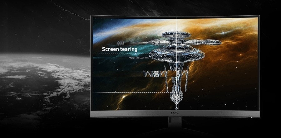 MSI OPTIX G32C4 31 inç 165Hz 1ms Full HD Freesync Curved VA Gaming Monitör h6