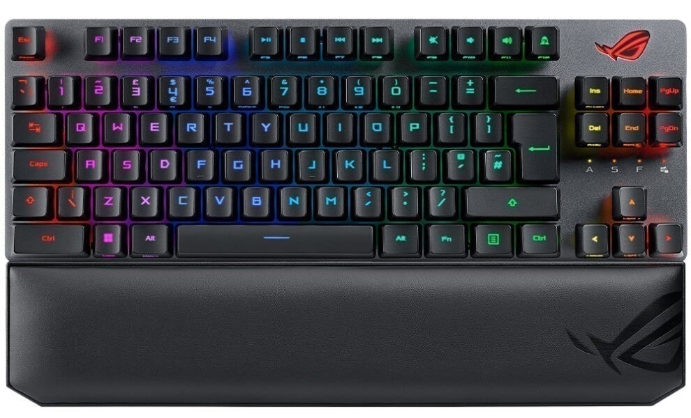 ASUS ROG STRIX Scope RX TKL Wireless Deluxe ROG RX Red Optik Mekanik Gaming Klavye h1