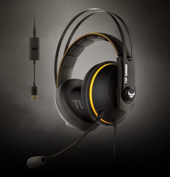 ASUS TUF Gaming H7 Gun Metal 7.1 Oyuncu Kulaklık 90YH022G-B8UA00 h1