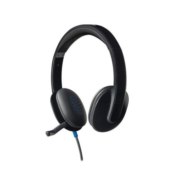 Logitech H540 Usb Gurultu Onleyici Mikrofonlu Kablolu Kulaklik Siyah 981 000480 1