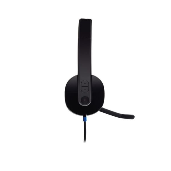 Logitech H540 Usb Gurultu Onleyici Mikrofonlu Kablolu Kulaklik Siyah 981 000480 2