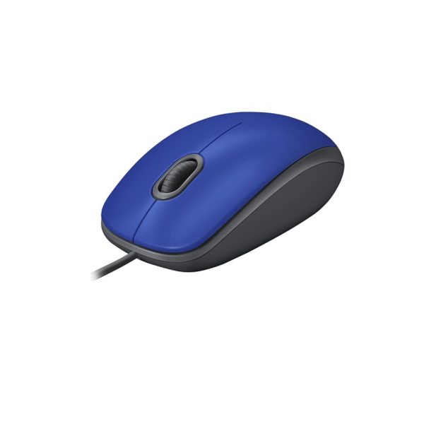 Logitech M110 Sessiz Optik Usb Kablolu Mouse Mavi 910 005488 2