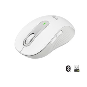 Logitech Signature M650 Kucuk Ve Orta Boy Sag El Icin Sessiz Kablosuz Mouse Beyaz 910 006255