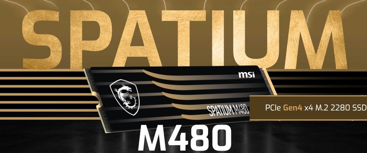MSI 1TB SPATIUM M480 PCIe 4.0 NVMe M.2 SSD 7000MB Okuma / 5500MB Yazma h1