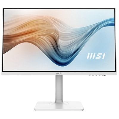 MSI MODERN MD241PW 23.8 inç 75Hz 5ms 1xHDMI Full HD Anti Glare Pivot Beyaz Monitör h1