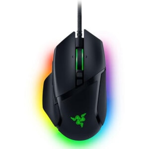 Razer Basilisk V3 RGB Siyah Kablolu Gaming Mouse, RGB aydınlatmalı, ergonomik tasarım, yüksek hassasiyetli sensör, oyun ve profesyonel kullanım için ideal.