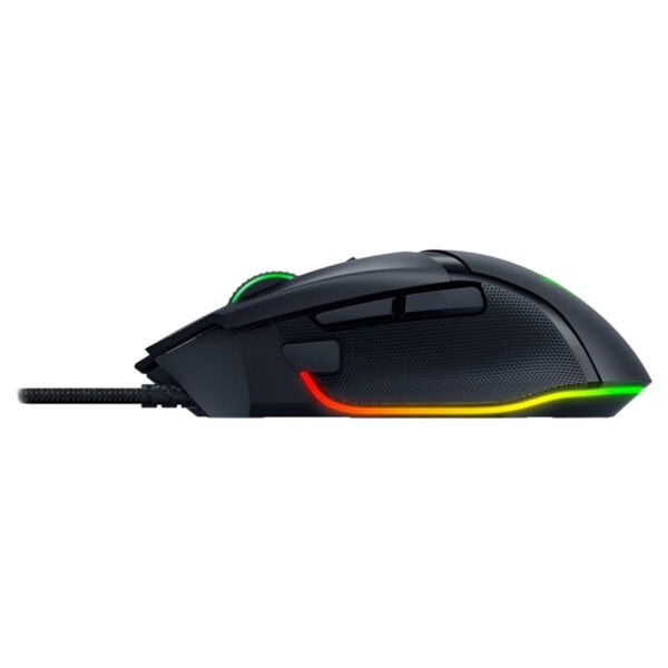 Razer Basilisk V3 RGB Siyah Kablolu Gaming Mouse, ergonomik tasarım ve RGB aydınlatma ile yüksek performans sağlar.