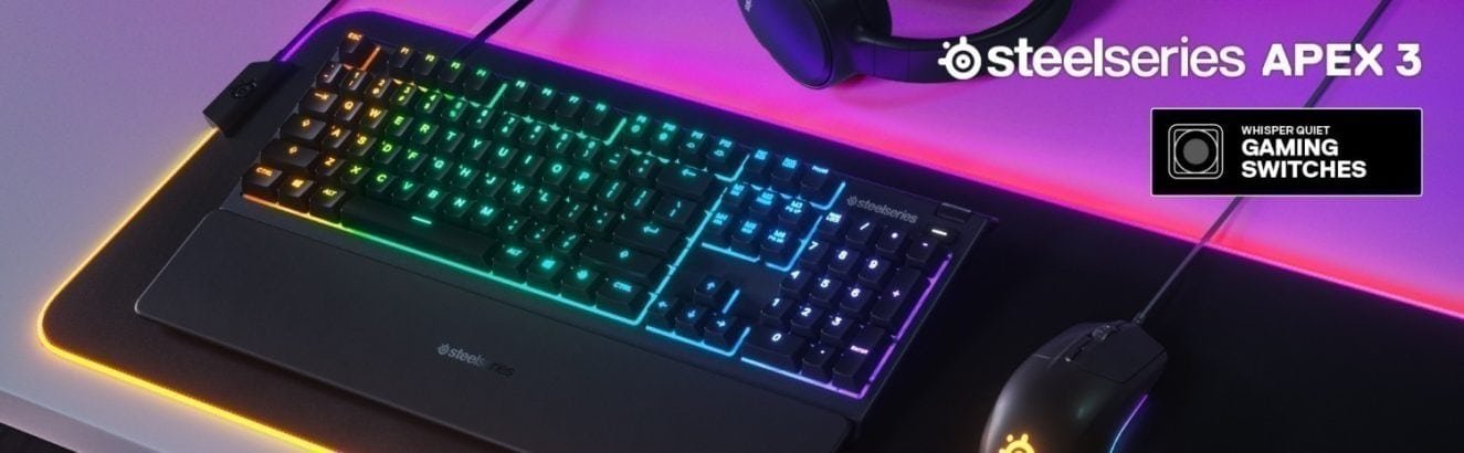 Steelseries Apex 3 Türkçe RGB Gaming Klavye SSK64808 h1