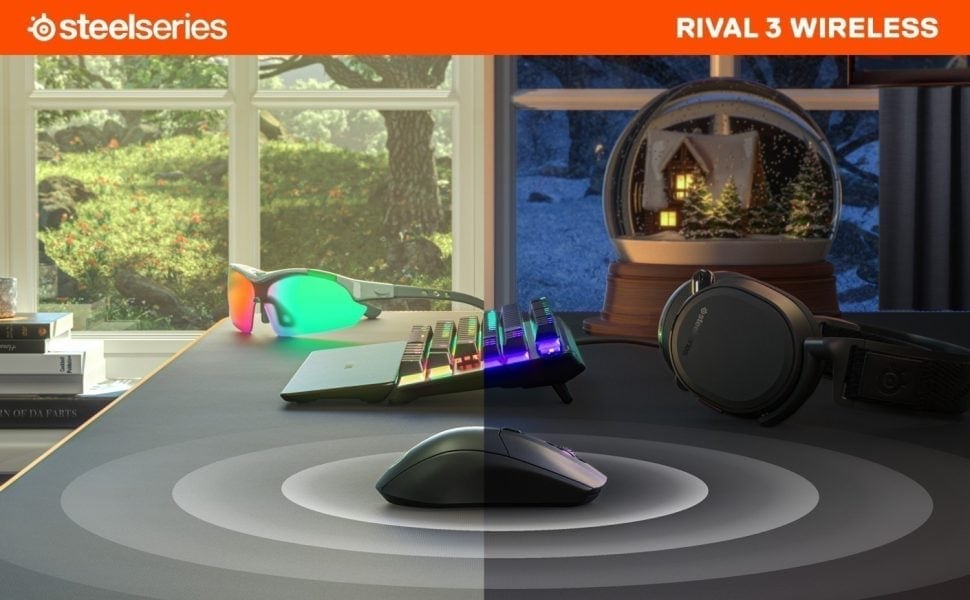 SteelSeries Rival 3 RGB Kablosuz Gaming Mouse (SSM62521) h1