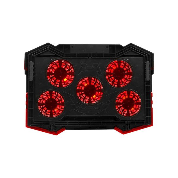 Tx Txacnbvmax V Max 5 Led Fan Yukseklik Ayarli 11 Ve 17 Inc Fan Kontrolculu Laptop Sogutucusu Ve Standi 3