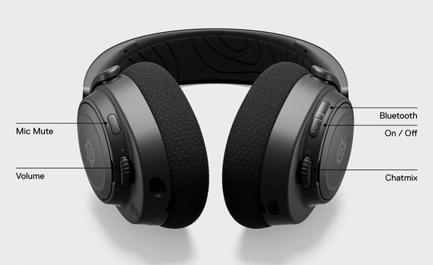 Steelseries Arctis Nova 7 Wireless Bluetooth Stereo Siyah Kablosuz Gaming Kulaklık h11