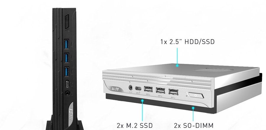 MSI PRO DP10 13M-002EU Intel Core i5-1340P Masaüstü Bilgisayar H16